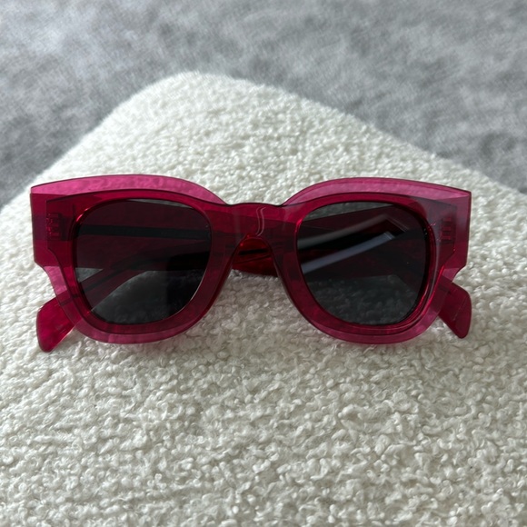 Bright Pink Hot Pink Celine Sunglasses